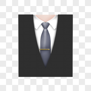 商务领带西装样机高清图片
