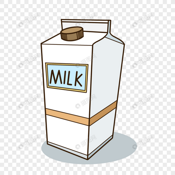 一盒牛奶图片