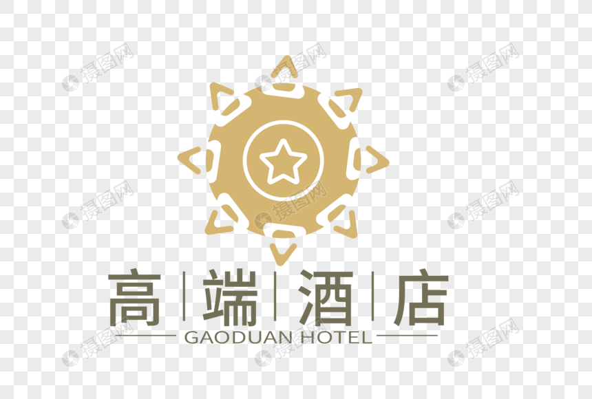 高端大气酒店LOGO图片