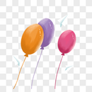 气球纸飞机图片
