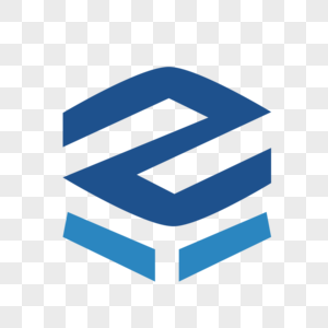 蓝色科技logo图片素材