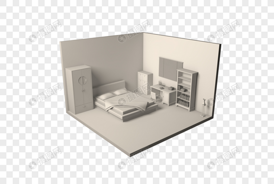 住宅室内模型图图片