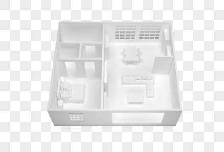 室内住宅模型高清图片