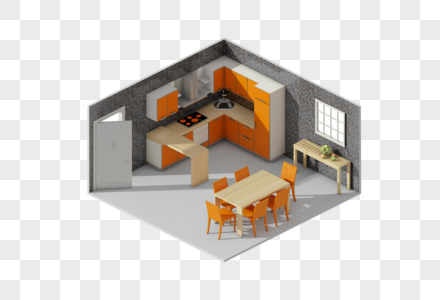 住宅室内模型图片