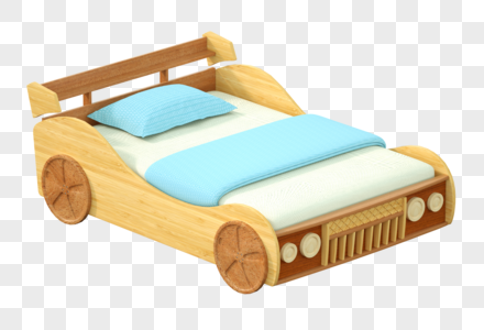 宝宝车床儿童床模型图片