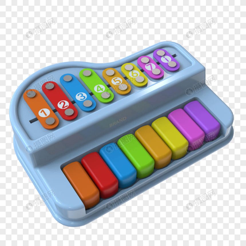 rhino建模儿童音乐玩具图片