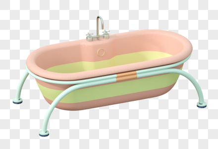 澡盆浴缸模型图片