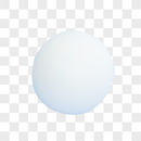 白色气球静物图片