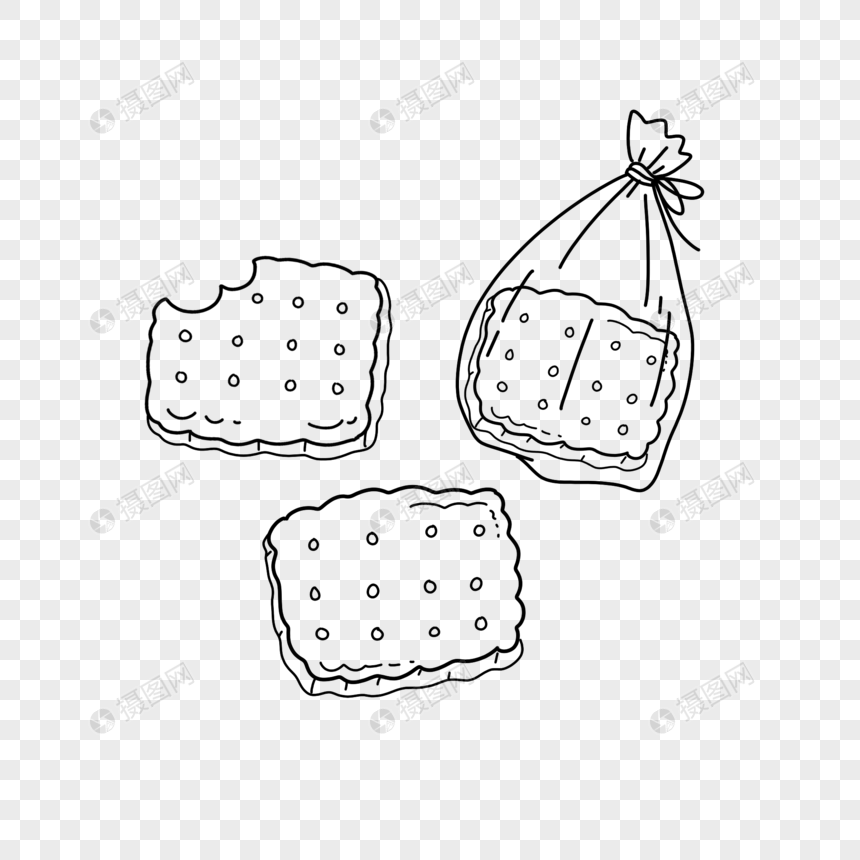 饼干简笔画