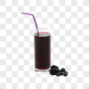 鲜榨蓝莓汁图片