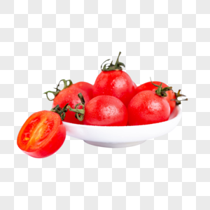 一盘圣女果番茄图片