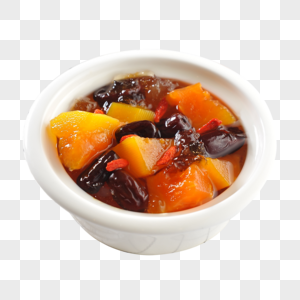 桃胶红枣炖木瓜美食高清图片