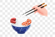 碗里的大米饭图片