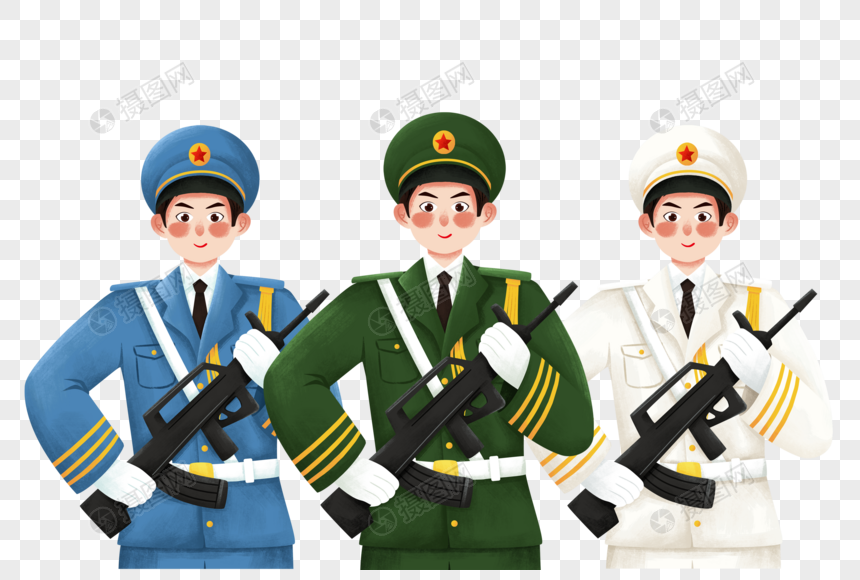 海陆空军人