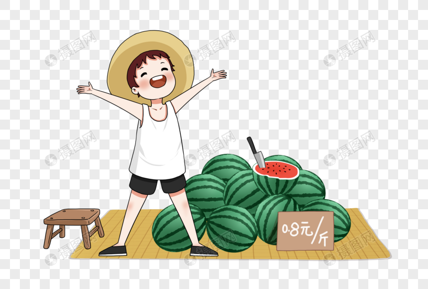 卖西瓜的人