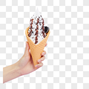 夏日甜筒麦旋风冰淇淋图片