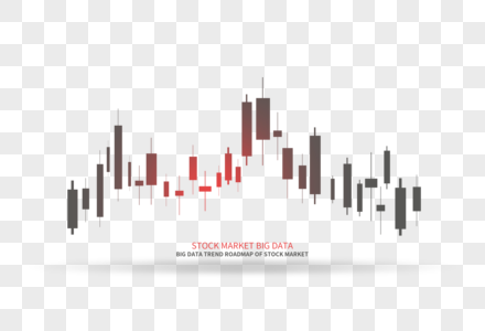 股市线路图数据背景高清图片