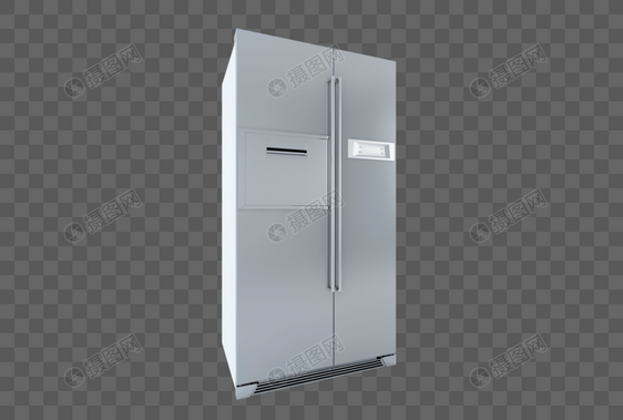 白色电冰箱图片