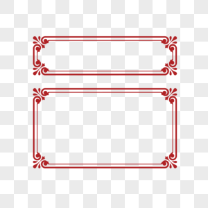 中国风边框新年边框高清图片