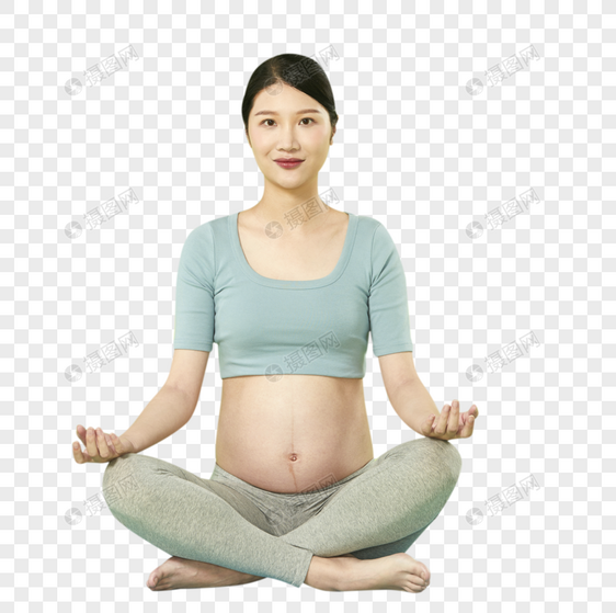 孕妇瑜伽运动图片