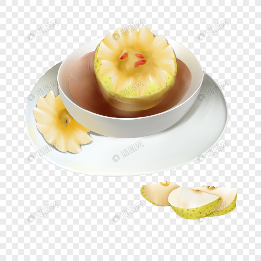 煲梨子图片