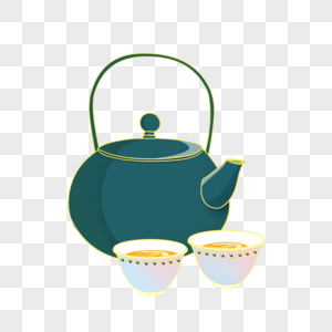 茶壶水壶杯子高清图片
