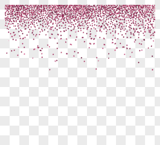 粉色闪烁粒子边框元素图片
