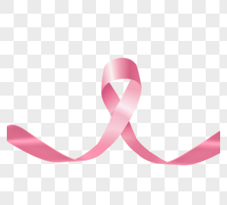 粉色乳腺癌丝带标志设计图片