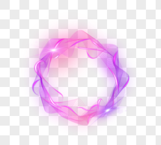 紫环抽象光效果图片