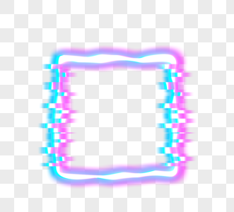霓虹断层不规则波图片
