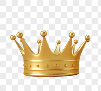 黄色小皇冠可爱元素王冠图片