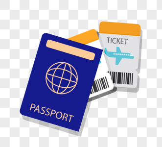 旅行护照票图片