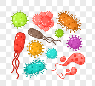 细菌病毒微生物冠状病毒感染图片