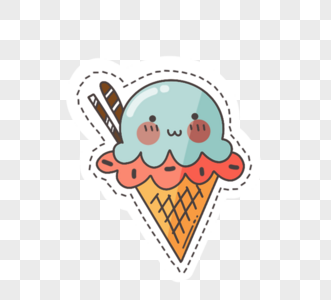 冰淇淋冰淇淋卡通食品甜点图片