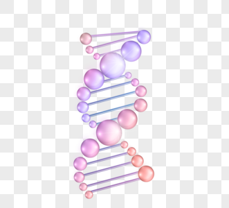 DNA结构美容用品元素高清图片