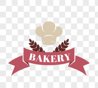 蛋糕面包房广告牌标签高清图片