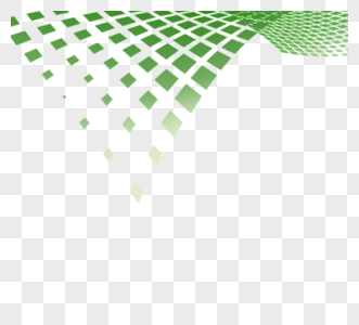 绿色曲线线条元素设计图片
