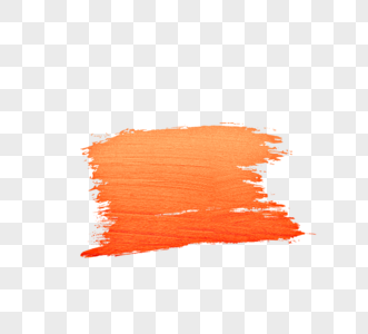 橙红色颜料油彩涂刷高清图片