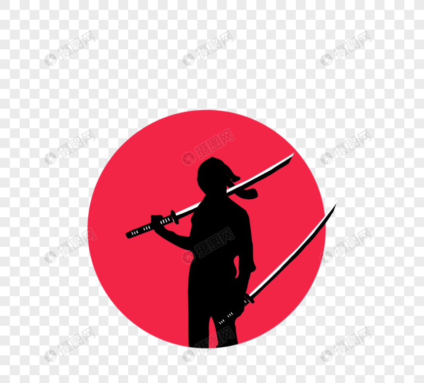 武士日本刀图图片