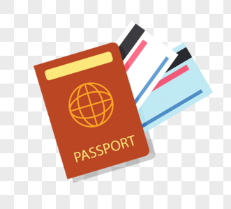 旅行护照机票元素国外高清图片素材
