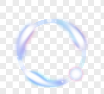 圆环形蓝紫色发光边框高清图片