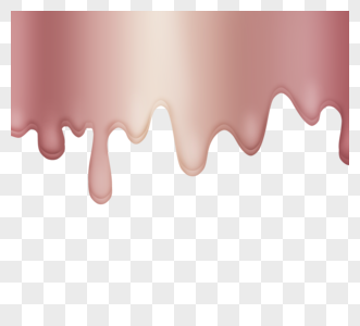 玫瑰金液态流体边框图片