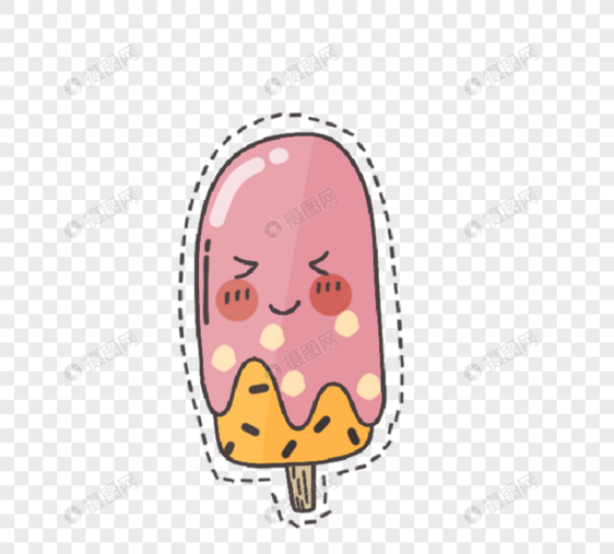 冰淇淋冰糕卡通食品甜点图片