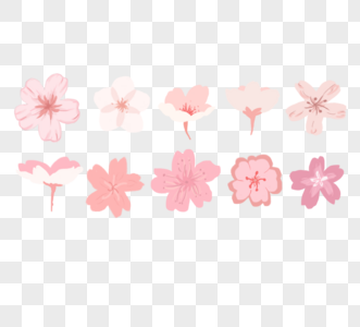 樱花花朵元素图片