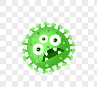 绿色怪物病毒病菌细菌图片