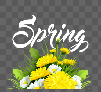 春天花朵春天元素图片