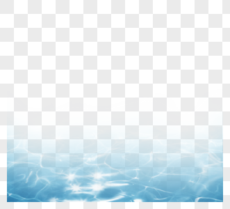 蓝色创意手绘纹理游泳池边框图片