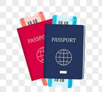 护照平机票图片