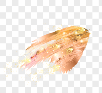 创意抽象金粉翅膀元素图片