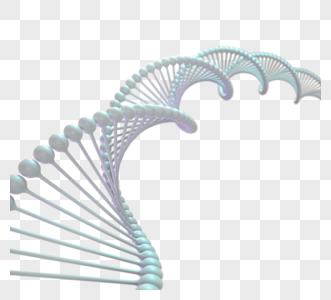 dna序列3d立体元素图片